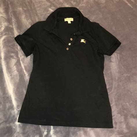 burberry polo gold metal emblem|Shirts .